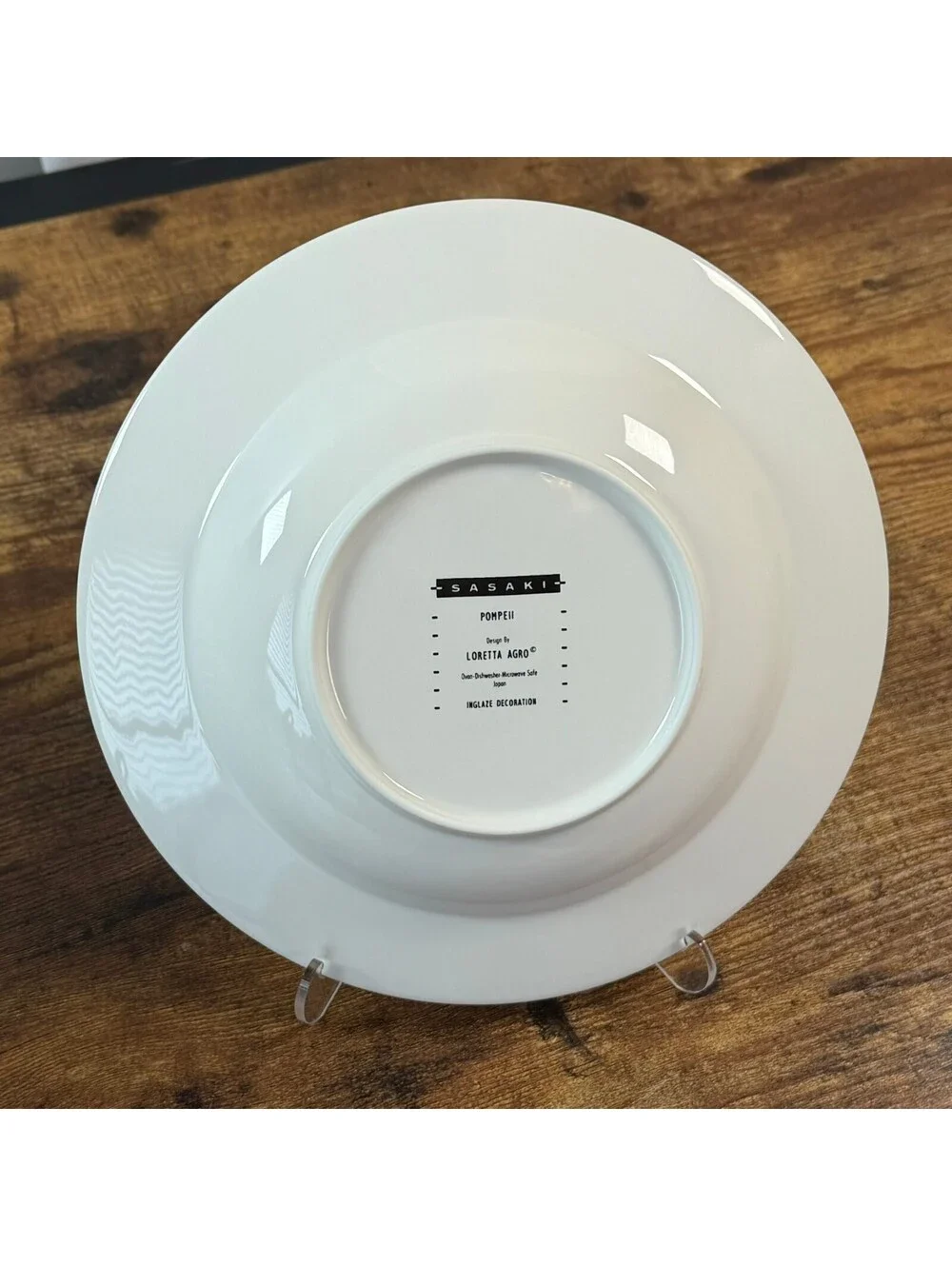 Sasaki Pompeii by Loretta Agro 16pc China Set Dinner Salad Soup Bowls Japan